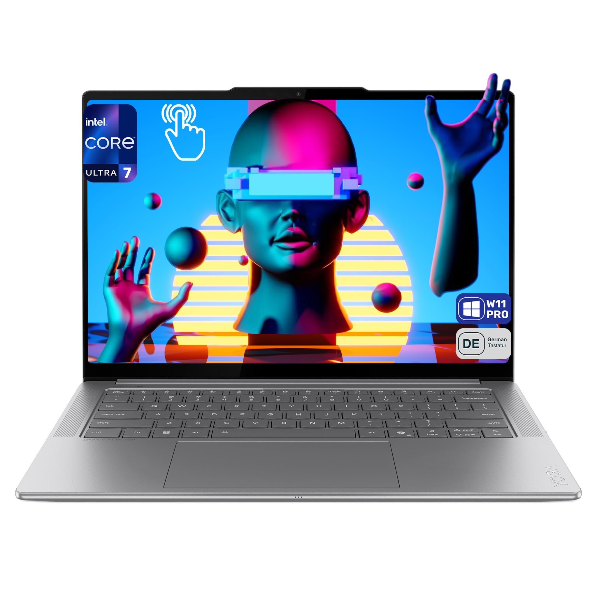 Lenovo Yoga Pro 7 14IAH10 Laptop, Intel Core Ultra 7-255H, 32 GB